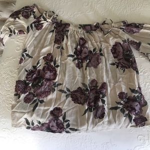 off the shoulder blouse